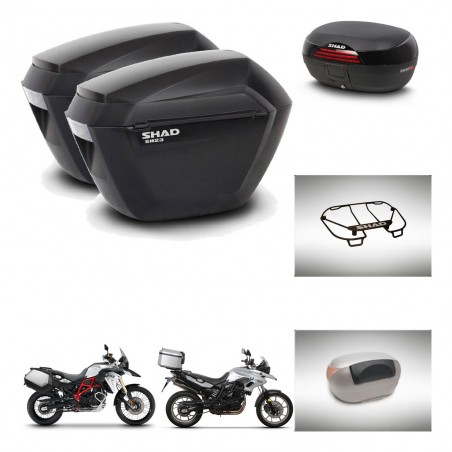 SHAD Baul SH46 + soporte montaje maletas sh23 accesorios 45 L KIT-463068