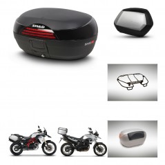 SHAD Maletas SH35 PREMIUM + soporte montaje baul SH46 accesorios 45 L KIT-463069