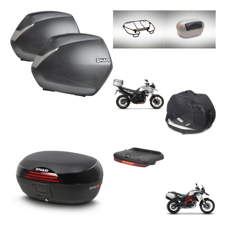 SHAD Baul SH46 + soporte montaje maletas SH36 accesorios 45 L KIT-463084