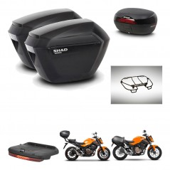 SHAD SH46 trunk + mounting bracket sh23 suitcases accessories 45 L KIT-463106