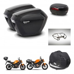 SHAD SH46 trunk + mounting bracket sh23 suitcases accessories 45 L KIT-463112