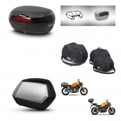 SHAD SH35 PREMIUM suitcases + mounting bracket SH46 trunk accessories 45 L KIT-463138