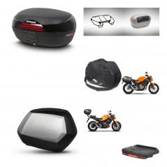 SHAD SH35 PREMIUM suitcases + mounting bracket SH46 trunk accessories 45 L KIT-463143