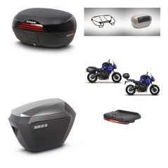 SHAD Maletas sh23 alu + soporte montaje baul SH46 accesorios 45 L KIT-463151