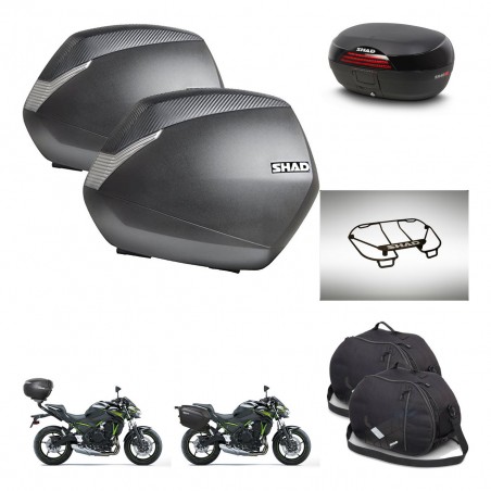 SHAD Baul SH46 + soporte montaje maletas SH36 accesorios 45 L KIT-463155