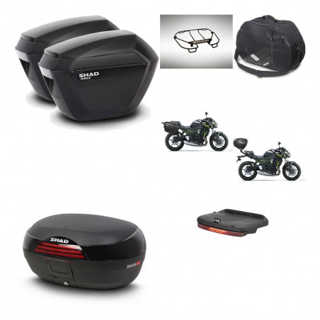 SHAD Baul SH46 + soporte montaje maletas sh23 accesorios 45 L KIT-463174