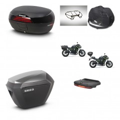 SHAD SH23 alu suitcases + mounting bracket SH46 trunk accessories 45 L KIT-463177