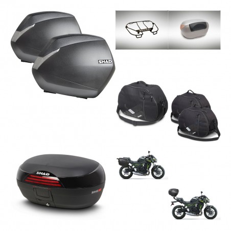 SHAD SH46 trunk + mounting bracket SH36 suitcases accessories 45 L KIT-463191