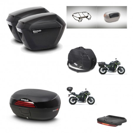 SHAD Baul SH46 + soporte montaje maletas sh23 accesorios 45 L KIT-463198