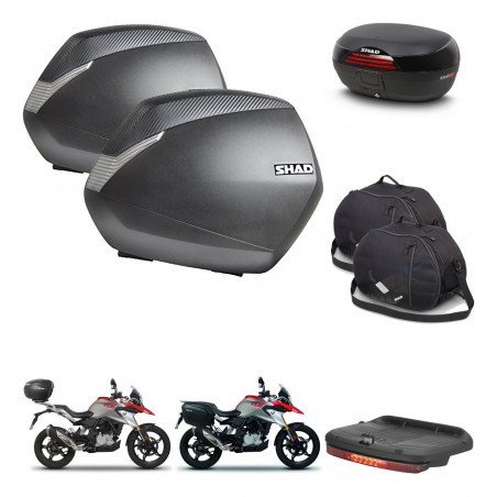 SHAD Baul SH46 + soporte montaje maletas SH36 accesorios 45 L KIT-463209