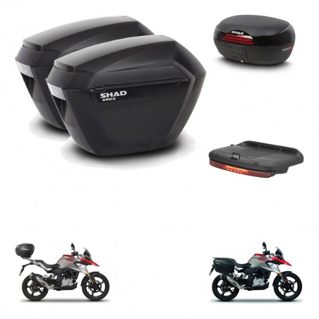 SHAD Baul SH46 + soporte montaje maletas sh23 accesorios 45 L KIT-463210