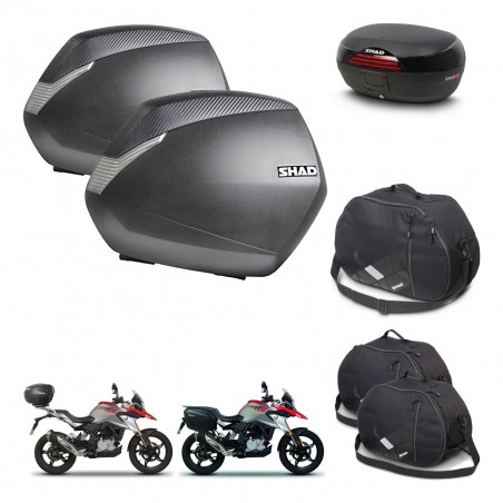 SHAD Baul SH46 + soporte montaje maletas SH36 accesorios 45 L KIT-463215