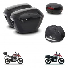SHAD SH46 trunk + mounting bracket sh23 suitcases accessories 45 L KIT-463216
