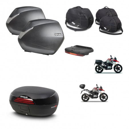 SHAD Baul SH46 + soporte montaje maletas SH36 accesorios 45 L KIT-463221