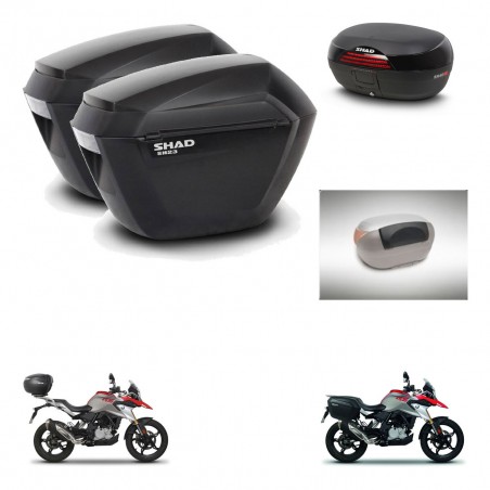 SHAD Baul SH46 + soporte montaje maletas sh23 accesorios 45 L KIT-463228