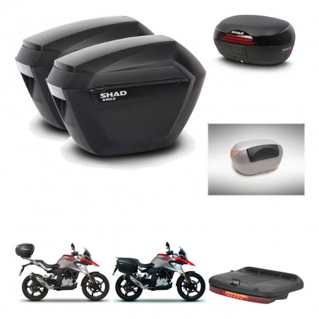 SHAD Baul SH46 + soporte montaje maletas sh23 accesorios 45 L KIT-463234