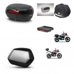 SHAD SH35 PREMIUM suitcases + mounting bracket SH46 trunk accessories 45 L KIT-463247