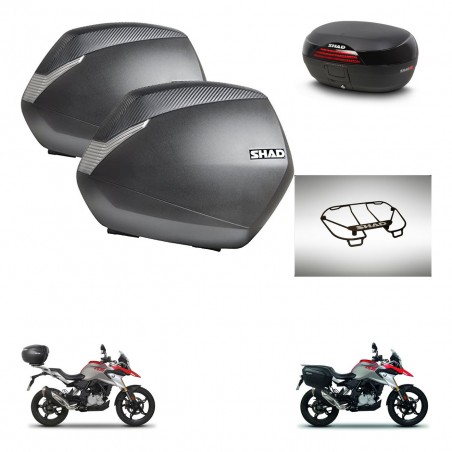 SHAD Baul SH46 + soporte montaje maletas SH36 accesorios 45 L KIT-463250