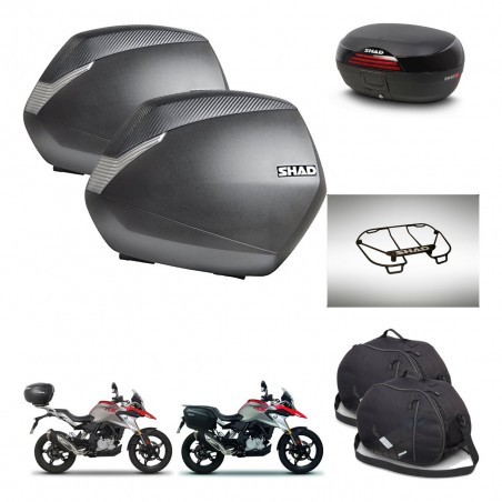 SHAD Baul SH46 + soporte montaje maletas SH36 accesorios 45 L KIT-463251