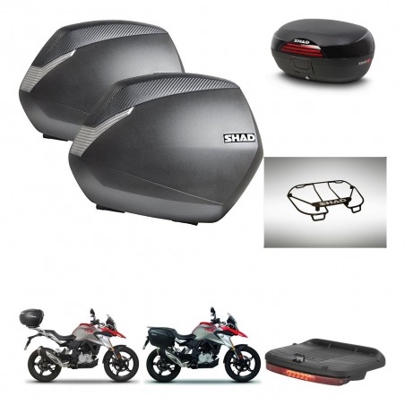 SHAD Baul SH46 + soporte montaje maletas SH36 accesorios 45 L KIT-463256