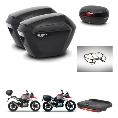 SHAD Baul SH46 + soporte montaje maletas sh23 accesorios 45 L KIT-463258