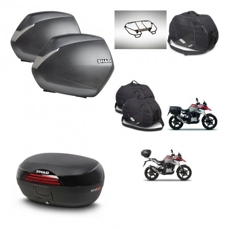 SHAD Baul SH46 + soporte montaje maletas SH36 accesorios 45 L KIT-463263