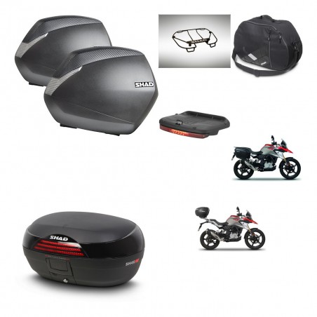 SHAD Baul SH46 + soporte montaje maletas SH36 accesorios 45 L KIT-463268