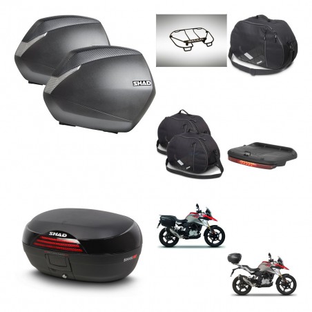 SHAD Baul SH46 + soporte montaje maletas SH36 accesorios 45 L KIT-463269