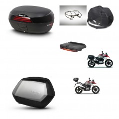 SHAD SH35 PREMIUM suitcases + mounting bracket SH46 trunk accessories 45 L KIT-463271