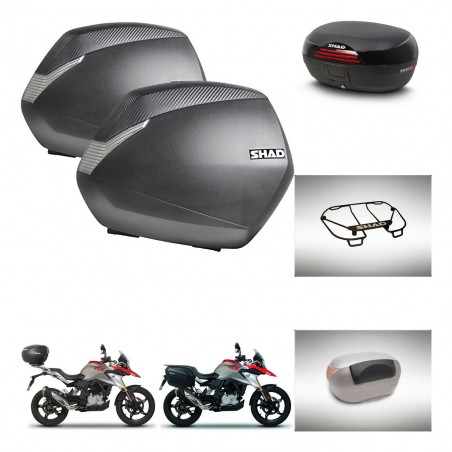 SHAD SH46 trunk + mounting bracket SH36 suitcases accessories 45 L KIT-463274