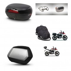 SHAD SH35 PREMIUM suitcases + mounting bracket SH46 trunk accessories 45 L KIT-463278