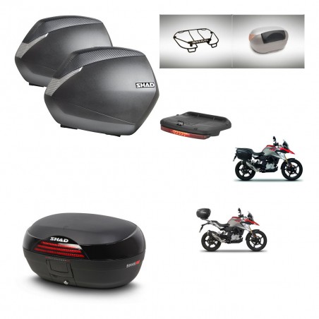 SHAD Baul SH46 + soporte montaje maletas SH36 accesorios 45 L KIT-463280