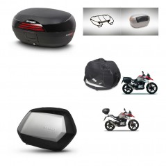 SHAD SH35 PREMIUM suitcases + mounting bracket SH46 trunk accessories 45 L KIT-463289