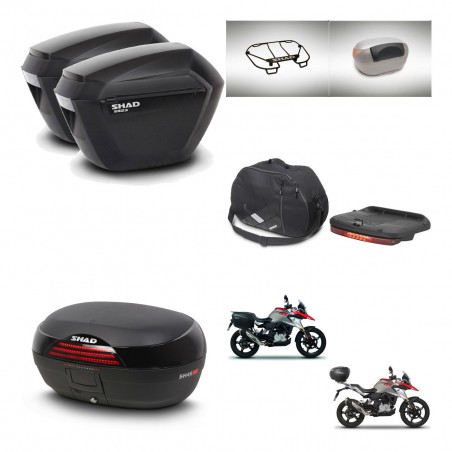 SHAD Baul SH46 + soporte montaje maletas sh23 accesorios 45 L KIT-463294