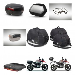 SHAD SH35 PREMIUM suitcases + mounting bracket SH46 trunk accessories 45 L KIT-463296