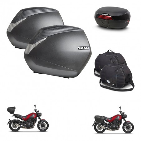SHAD Baul SH46 + soporte montaje maletas SH36 accesorios 45 L KIT-463299
