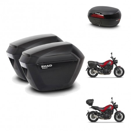 SHAD Baul SH46 + soporte montaje maletas sh23 45 L KIT-463300
