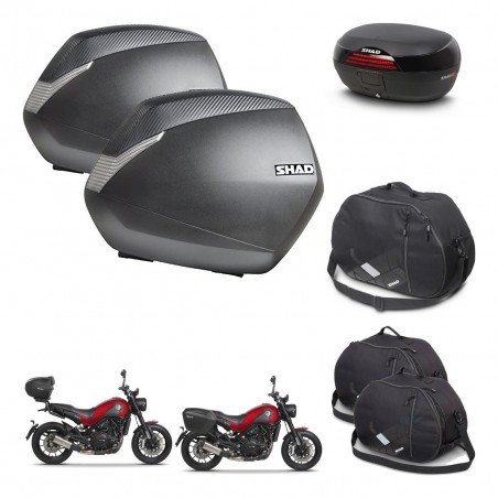 SHAD Baul SH46 + soporte montaje maletas SH36 accesorios 45 L KIT-463311