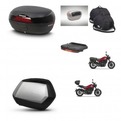 SHAD SH35 PREMIUM suitcases + mounting bracket SH46 trunk accessories 45 L KIT-463332