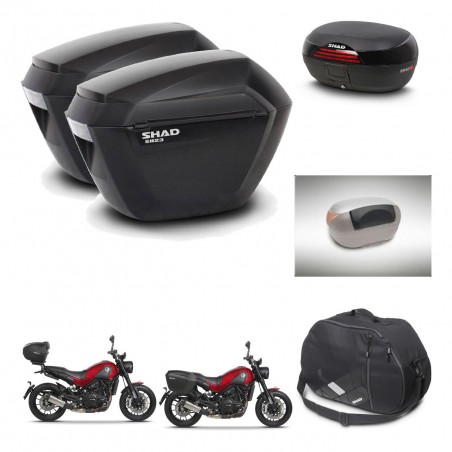 SHAD Baul SH46 + soporte montaje maletas sh23 accesorios 45 L KIT-463336