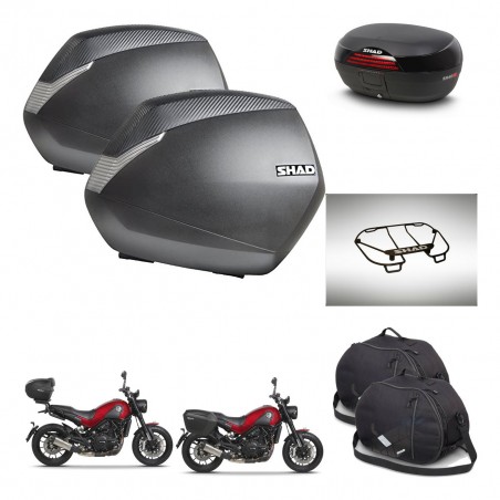 SHAD Baul SH46 + soporte montaje maletas SH36 accesorios 45 L KIT-463347