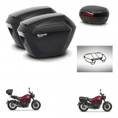 SHAD SH46 trunk + mounting bracket sh23 suitcases accessories 45 L KIT-463348