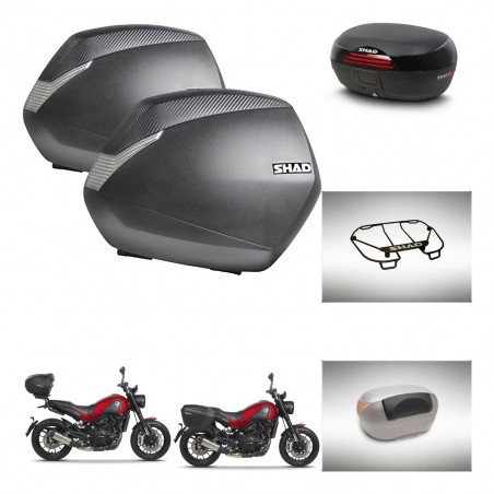 SHAD Baul SH46 + soporte montaje maletas SH36 accesorios 45 L KIT-463370