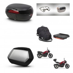 SHAD SH35 PREMIUM suitcases + mounting bracket SH46 trunk accessories 45 L KIT-463380