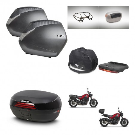 SHAD Baul SH46 + soporte montaje maletas SH36 accesorios 45 L KIT-463388