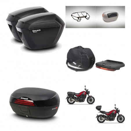 SHAD Baul SH46 + soporte montaje maletas sh23 accesorios 45 L KIT-463390