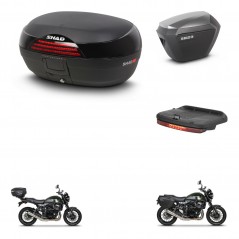 SHAD Maletas sh23 alu + soporte montaje baul SH46 accesorios 45 L KIT-463405