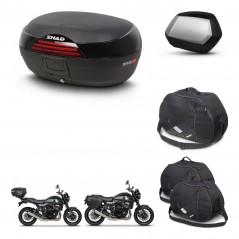 SHAD Maletas SH35 PREMIUM + soporte montaje baul SH46 accesorios 45 L KIT-463410