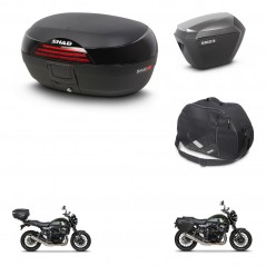 SHAD Maletas sh23 alu + soporte montaje baul SH46 accesorios 45 L KIT-463411