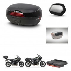SHAD Maletas SH35 PREMIUM + soporte montaje baul SH46 accesorios 45 L KIT-463427